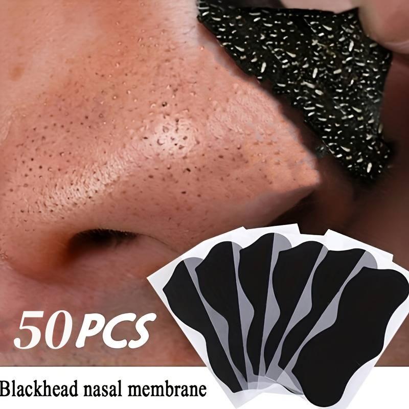 Skincare Routine - 50 Bandes Nettoyantes pour le Nez,