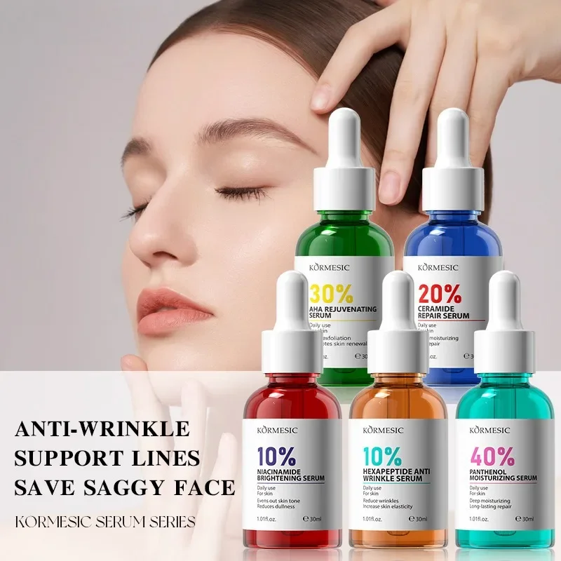 Ceramide Moisturizer - AHA rajeunissement Niacinamide éclaircissant visage sérum