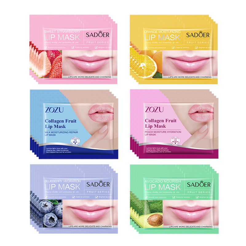 Skincare Omg - 30 pièces Fruits masque à lèvres
