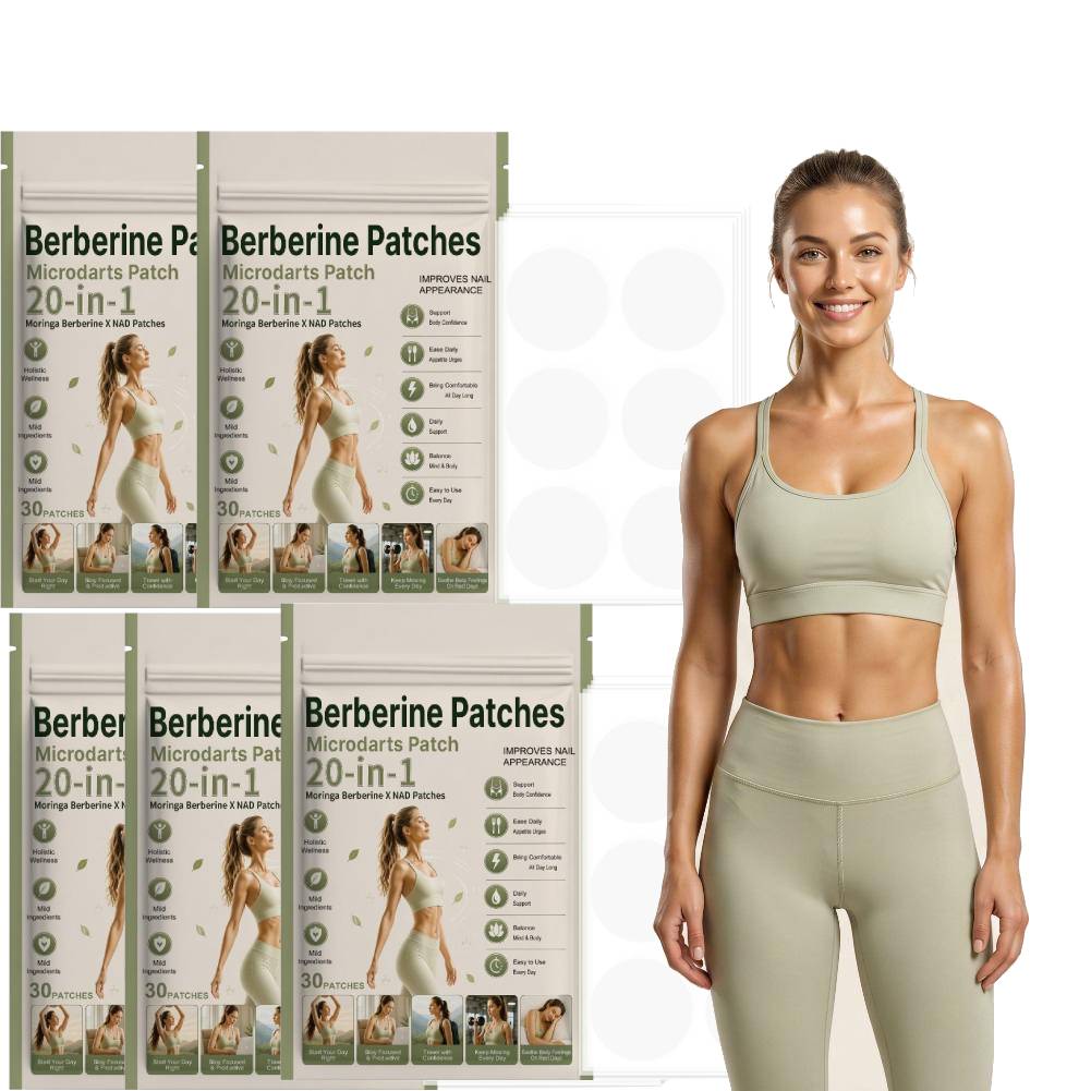 Skincare Routine - Patchs Berberine Moringa NAD 30PCS, confortables