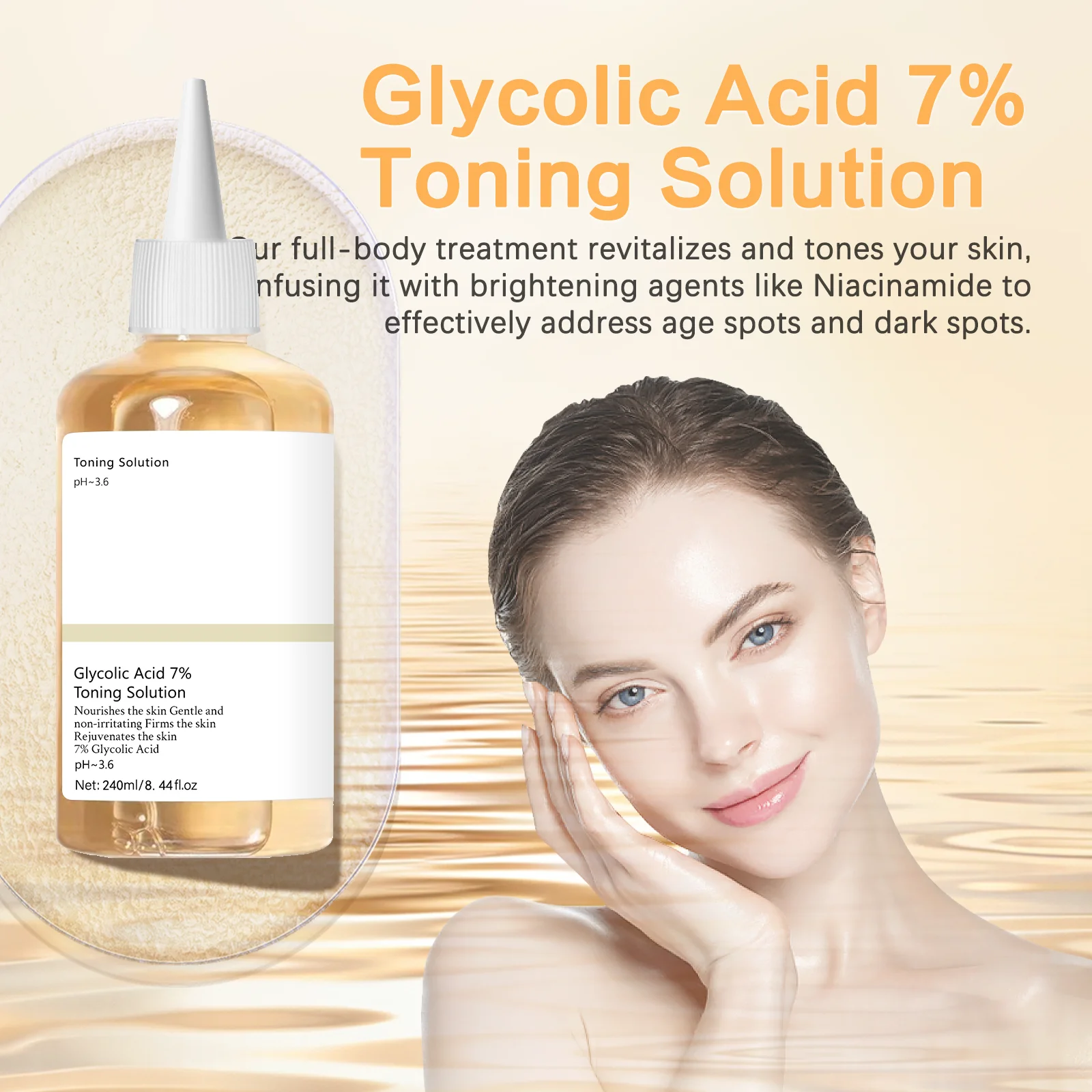 Solution tonifiante à 7 % d'ac - Lactic Acid Toner avis et prix