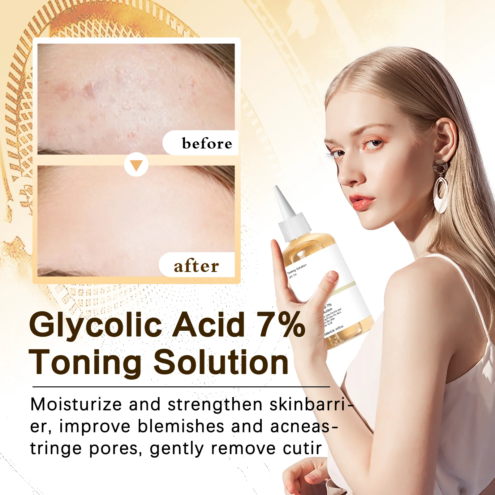 Solution tonifiante à 7 % d'ac - Lactic Acid Toner avis et prix