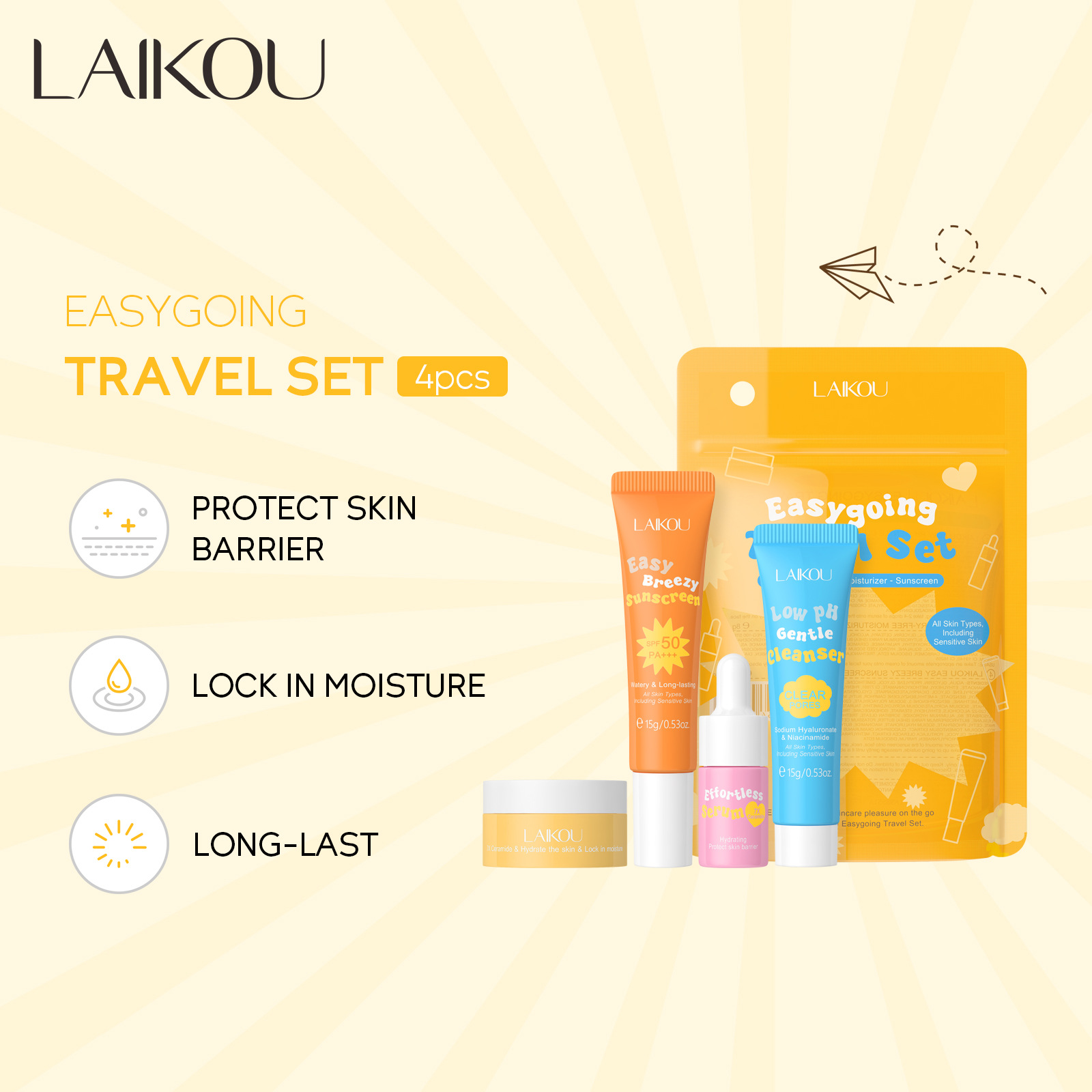 LAIKOU-Sérum de voyage en céra - Ceramide Moisturizer avis et prix