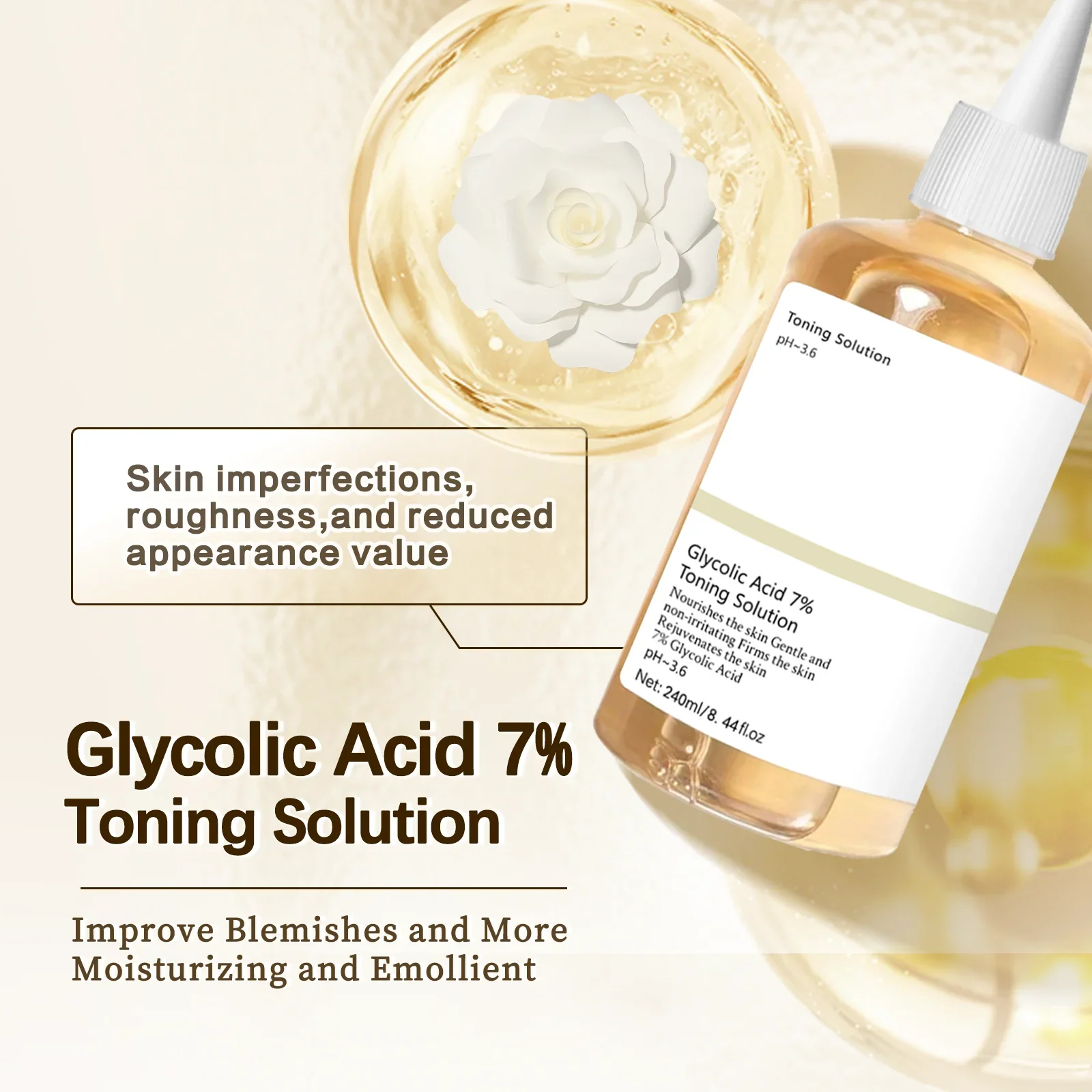 Solution tonifiante à l'acide  - Lactic Acid Toner avis et prix